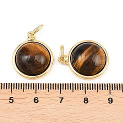 Natürlichen Tigerauge Anhänger&nbsp;KK-H538-22A-G