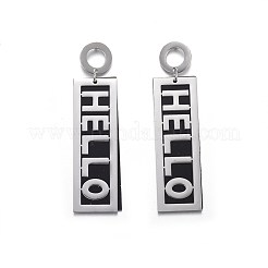 (Venta de fábrica de fiestas de joyería) Pendientes de botón de acero inoxidable 304&nbsp;EJEW-E242-22