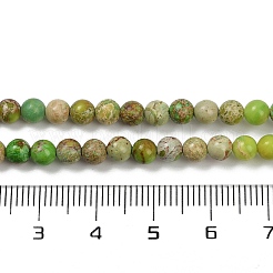 Gefärbte natürliche Regalit/Imperial Jaspis/Meeressediment Jaspis Perlen Stränge&nbsp;G-B124-C04-06