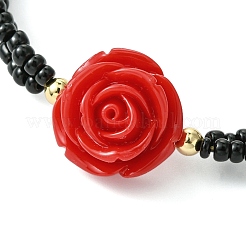 Braccialetti multi-filo di perle di vetro&nbsp;BJEW-MZ00104-04
