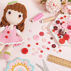 Bottoni in resina 300pz 2 colori&nbsp;DIY-SP0003-98B