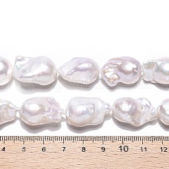 Natürliche Barockperle Keshiperlen Stränge&nbsp;PEAR-S019-02C-02