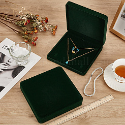 Quadratische Schmuckgeschenkboxen aus Samt&nbsp;CON-WH0089-113B