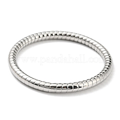 Bracelets rainurés en acier inoxydable 304 anti-ternissement&nbsp;BJEW-G686-04P