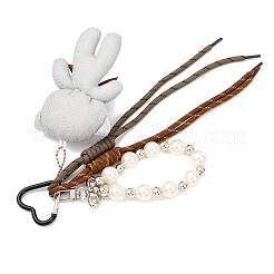 2 pièce de décoration en corde de polyester&nbsp;HJEW-JM04384