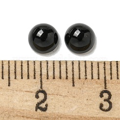 Natur schwarzen Stein Cabochons&nbsp;G-Q173-01B-17