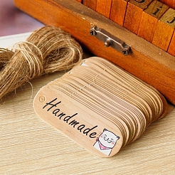 Kraftpapier Geschenkanhänger&nbsp;SCRA-PW0004-182