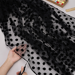 Polyester-Tupfennetzgewebe&nbsp;DIY-WH0899-795