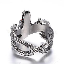 316 chirurgische Edelstahlringe&nbsp;RJEW-F054-02AS