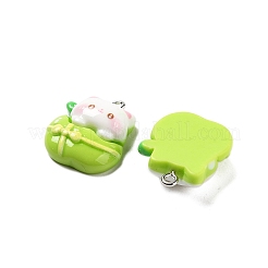 Pendenti in resina a forma di gatto&nbsp;RESI-R450-05B