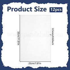 12 feuille de plastique ABS&nbsp;AJEW-BC0010-32