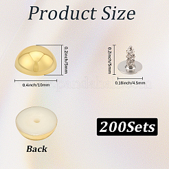 200 pz bottoni di plastica&nbsp;KY-CL0001-01A