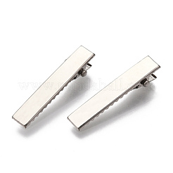 Eisen Flach Alligator Haarspange Zubehör&nbsp;X-IFIN-S286-34mm