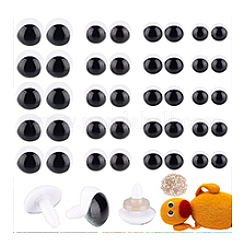80 Set mit 4 Stilen Harzaugen-Accessoires mit Puppenaugen-Besatz&nbsp;DIY-PH0029-65