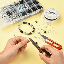 Bracelets de bricolage et kits de fabrication de boucles d'oreilles&nbsp;DIY-YW0001-81P