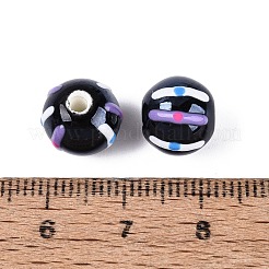 Cuentas de cerámica de porcelana hechas a mano&nbsp;PORC-Q005-03A