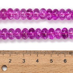 Fili di perline di vetro tinte che imitano pietre preziose&nbsp;LS-GL-Z001-03A-06