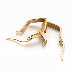 Orecchini a cerchio in acciaio inossidabile 304&nbsp;EJEW-E158-18G