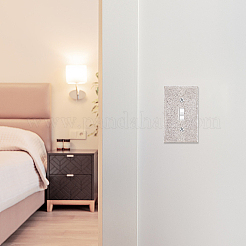 Ahademaker 4 Sets 2 Stil Kunststoff Strass Steckdose Wandplatte&nbsp;AJEW-GA0005-41