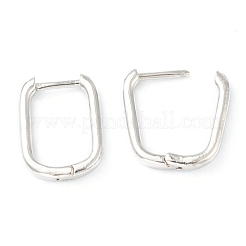 Ottone orecchini a cerchio Huggie&nbsp;EJEW-L234-025P