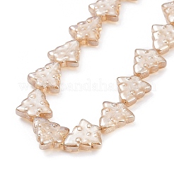 Chapelets de perles en verre électroplaqué&nbsp;EGLA-C002-M