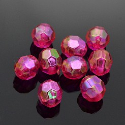 Umweltfreundliche transparente Acrylperlen&nbsp;TACR-PL642-8mm-09