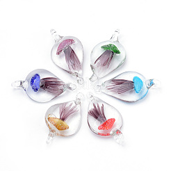 Handgemachte Murano Glas Anhänger&nbsp;LAMP-R138-12-B