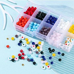 DIY Schmuckset aus bunten Glasperlen&nbsp;DIY-FS0002-14