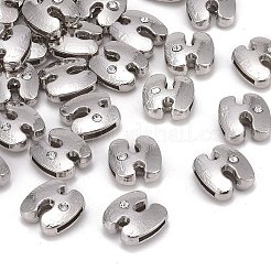 Alphabet Slide-On Charms für Armband Armband machen&nbsp;ALRI-O012-H-NR
