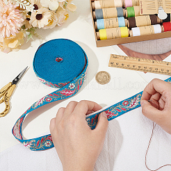 10 yards de rubans de polyester brodés de style ethnique&nbsp;OCOR-FG0002-26C