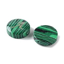 Perline di malachite sintetiche&nbsp;G-A238-01A