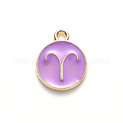 Pendentifs d'émail en alliage&nbsp;X-ENAM-S124-01B-01A
