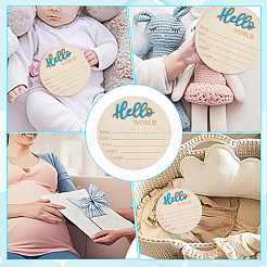 Oggetti di scena in legno per foto di bambini&nbsp;WOOD-WH0002-56C