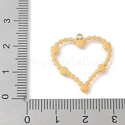 Pendentifs en strass en acier inoxydable 304&nbsp;STAS-Z122-54G-01