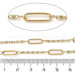 Rechteck aus Edelstahl 304 mit Lumachina-Ketten&nbsp;CHS-C015-02B-G