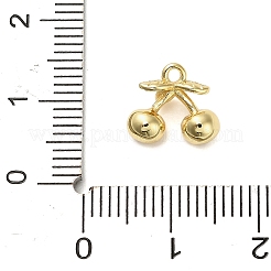 Pendentifs avec zircon cubiques à micro-pavés en laiton&nbsp;KK-L229-001G-02