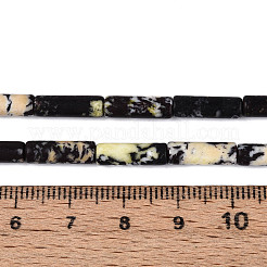 Natürliche gelbe türkisfarbene (Jaspis) Perlenstränge&nbsp;G-T141-79