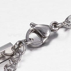 Bracciali a maglie in acciaio inossidabile 304 anti-ossidazione&nbsp;X-STAS-F025-11