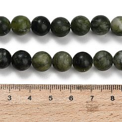 Naturali cinesi perle di giada fili&nbsp;G-P626-10mm-01A