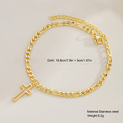 Hohle Kreuz-Charm-Armbänder aus Legierung&nbsp;WG9D531-01
