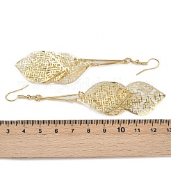Boucles d'oreilles avec pendentif en alliage&nbsp;EJEW-S260-01D-G