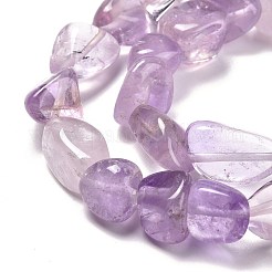 Fili di perline di ametista lavanda naturale&nbsp;G-P092-39