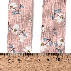 1 rollo de cintas de poliéster con estampado de flores&nbsp;FB-XCPE5EC-01