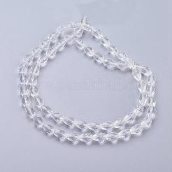 Filo di perline in vetro&nbsp;GLAA-R024-11x8mm-12