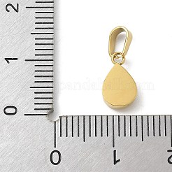 Placcatura ionica (ip) 304 acciaio inossidabile micro pavé zirconia cubica pendenti&nbsp;STAS-Z107-02G-03