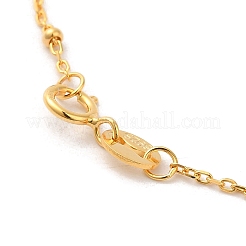 925 Halskette mit Satellitenkette aus Sterlingsilber&nbsp;STER-D017-01A-G