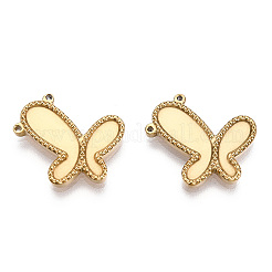 Impostazioni del connettore cabochon in acciaio inossidabile 304 per smalto&nbsp;STAS-T060-57G