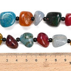 Natur Drachen Venen Achat Perlen Stränge&nbsp;GG-L001-I01-01G