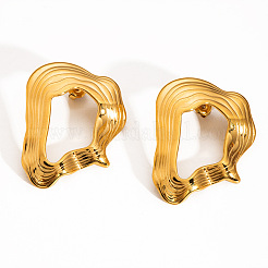 Pendientes de pepitas de acero inoxidable de moda&nbsp;WW5969-1