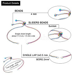 Edelstahl Slider Armband / Bolo Armband Herstellung&nbsp;MAK-CJ0002-02